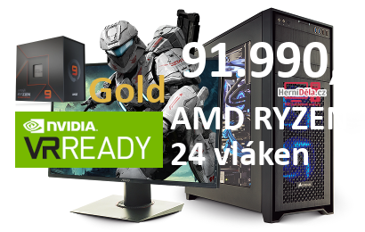 HerníDěla - AMD RYZEN 9 7900X NVIDIA RTX 4090 24GB 32GB RAM SSD Windows 11