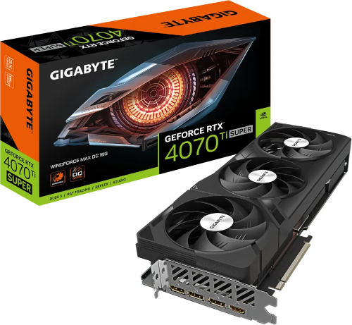 GIGABYTE RTX 4070 Ti SUPER WINDFORCE MAX OC