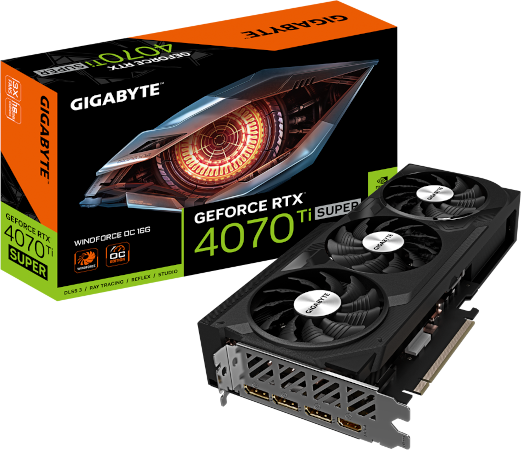 GIGABYTE RTX 4070 Ti SUPER WINDFORCE OC