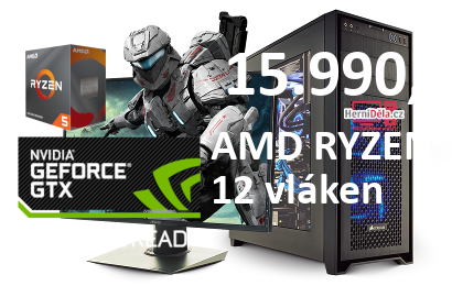 HerníDěla - AMD RYZEN 5 4500 NVIDIA GTX 1650 16GB RAM SSD Windows 11