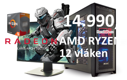 HerníDěla – AMD RYZEN 5 4500 Radeon RX 560 16GB RAM SSD Windows 11