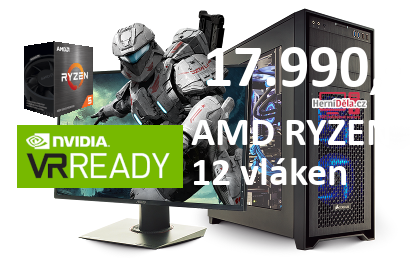 HerníDěla - AMD RYZEN 5 5500 NVIDIA RTX 3050 8GB 16GB RAM SSD Windows 11