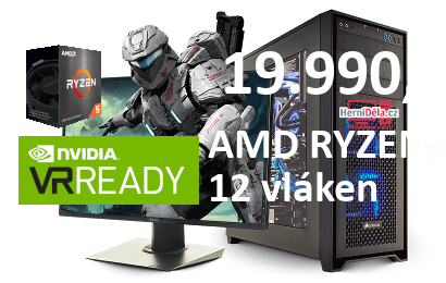 HerníDěla - AMD RYZEN 5 5500 NVIDIA RTX 4060 8GB 16GB RAM SSD Windows 11