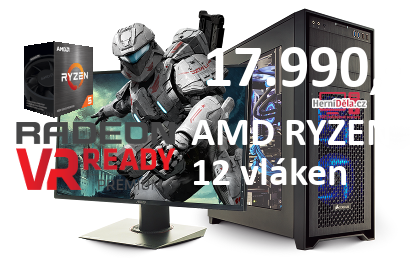 HerníDěla - AMD RYZEN 5 5500 Radeon RX 6600 16GB RAM SSD Windows 11