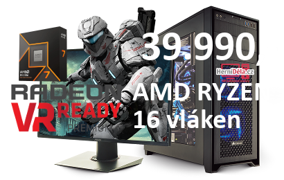 HerníDěla - AMD RYZEN 7 9700X Radeon RX 7700 XT 16GB RAM SSD Windows 11