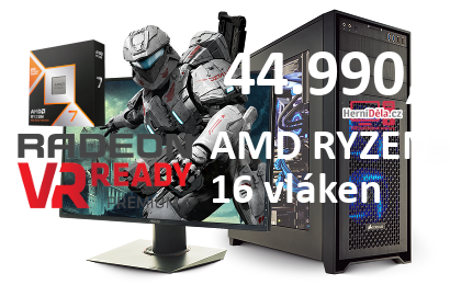 HerníDěla - AMD RYZEN 7 9800X3D Radeon RX 7700 XT 16GB RAM Windows 11