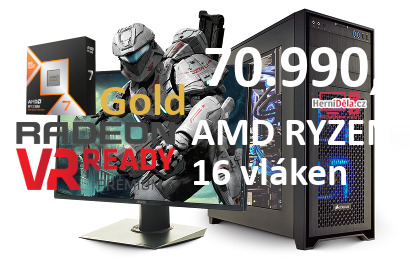 HerníDěla - AMD RYZEN 7 9800X3D Radeon RX 7900 XTX 32GB RAM Windows 11