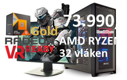 HerníDěla - AMD RYZEN 9 7950X3D Radeon RX 7900 XTX 32GB RAM Windows 11