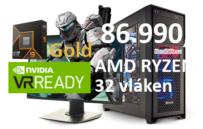 HerníDěla - AMD RYZEN 9 9950X NVIDIA RTX 5080 16GB 32GB RAM SSD Windows 11