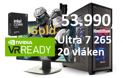 HerníDěla - Intel Ultra 7 265K NVIDIA RTX 4070 SUPER 32GB RAM SSD Windows 11