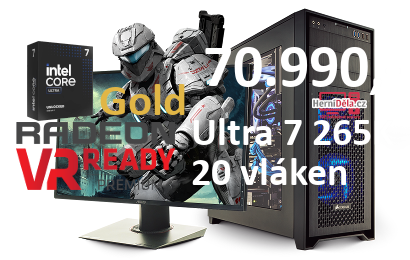 HerníDěla - Intel Ultra 7 265K Radeon RX 7900 XTX 32GB RAM SSD Windows 11