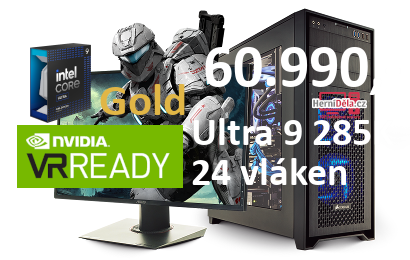 HerníDěla - Intel Ultra 9 285K NVIDIA RTX 4070 SUPER 32GB RAM SSD Windows 11