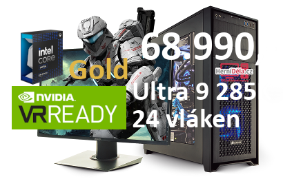 HerníDěla - Intel Ultra 9 285K NVIDIA RTX 4070 Ti SUPER 32GB RAM SSD Windows 11