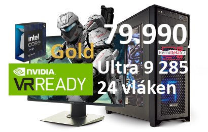 HerníDěla - Intel Ultra 9 285K NVIDIA RTX 4080 SUPER 32GB RAM SSD Windows 11