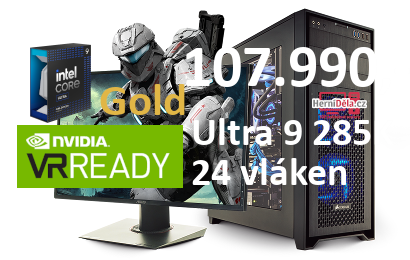 HerníDěla - Intel Ultra 9 285K NVIDIA RTX 4090 24GB 32GB RAM SSD Windows 11