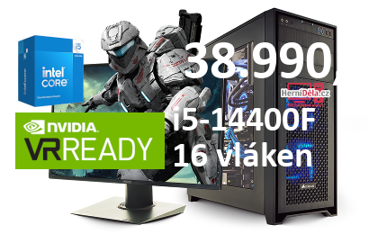 HerníDěla - Intel i5-14400F NVIDIA RTX 4070 SUPER 32GB RAM SSD Windows 11