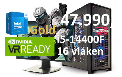 HerníDěla - Intel i5-14400F NVIDIA RTX 4070 Ti 32GB RAM SSD Windows 11