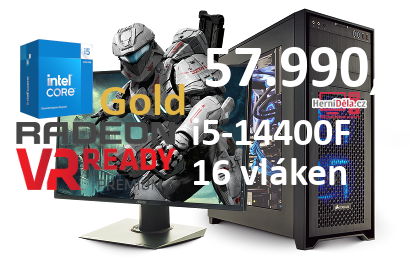 HerníDěla - Intel i5-14400F Radeon RX 7900 XTX 32GB RAM SSD Windows 11