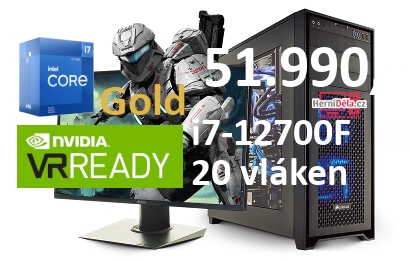 HerníDěla - Intel i7-12700F NVIDIA RTX 4070 Ti SUPER 32GB RAM SSD Windows 11