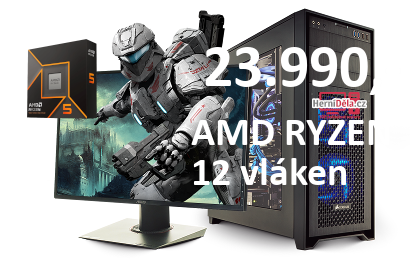 HerníDěla - AMD RYZEN 5 9600X 16GB RAM SSD Windows 11