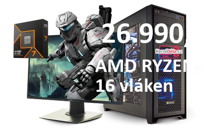 HerníDěla - AMD RYZEN 7 9700X 16GB RAM SSD Windows 11