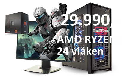 HerníDěla - AMD RYZEN 9 7900X 32GB RAM SSD Windows 11