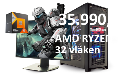 HerníDěla - AMD RYZEN 9 7950X3D 32GB RAM SSD Windows 11