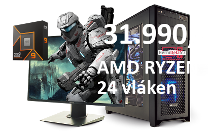 HerníDěla – AMD RYZEN 9 9900X 32GB RAM SSD Windows 11