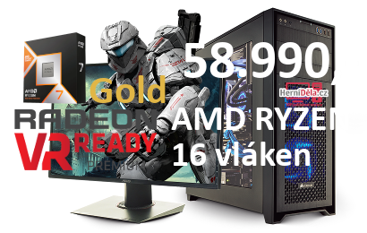 HerníDěla - AMD RYZEN 7 9800X3D Radeon RX 9070 16GB 32GB RAM Windows 11