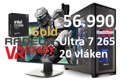 HerníDěla – Intel Ultra 7 265K Radeon RX 9070 16GB 32GB RAM SSD Windows 11