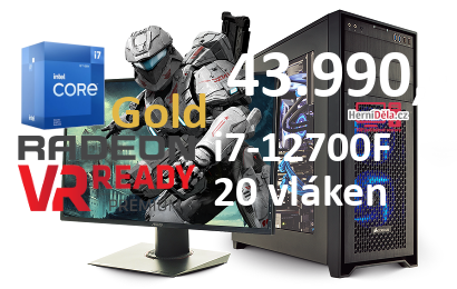 HerníDěla - Intel i7-12700F Radeon RX 9070 16GB 32GB RAM SSD Windows 11